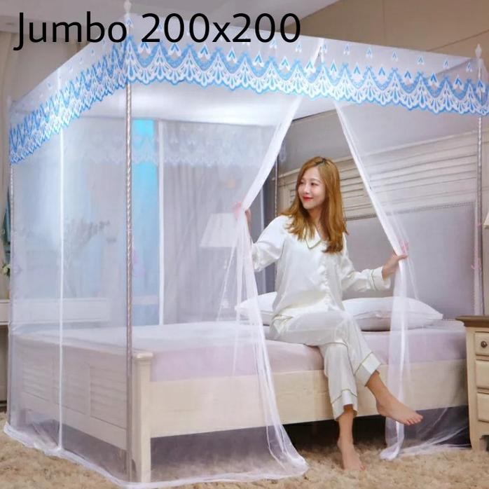 dvc-78 KELAMBU TIDUR JUMBO 200X200 TEBAL MODERN MURAH Murah