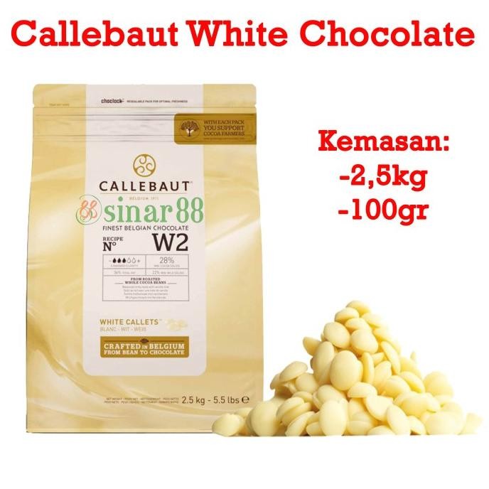 

\\\\\] Callebaut White Chocolate (28%) "Repack 100gr