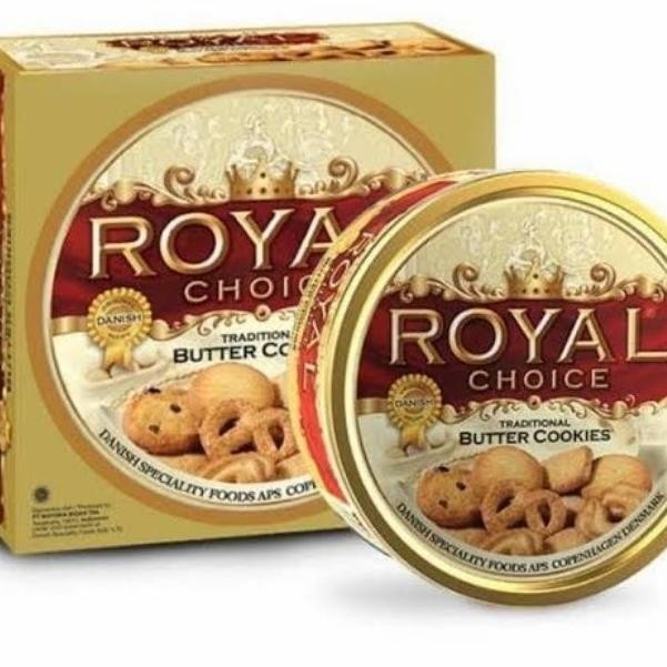 

Royal Choice raditional butter cookies biskuit kaleng 480g 480 gram NOV