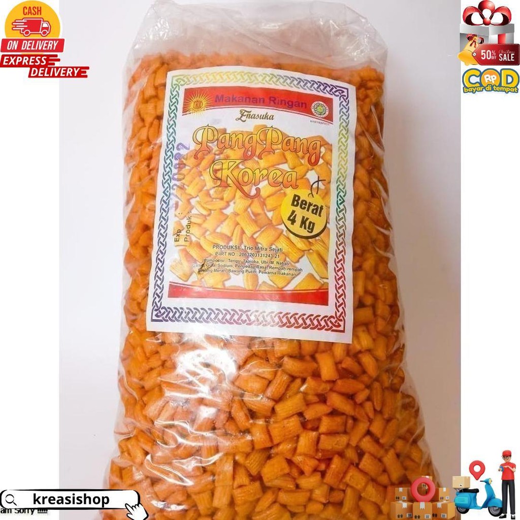 

Pang Pang Manis 1Kg Cemilan Kiloan Grosir Termurah D Gratis Ongkir