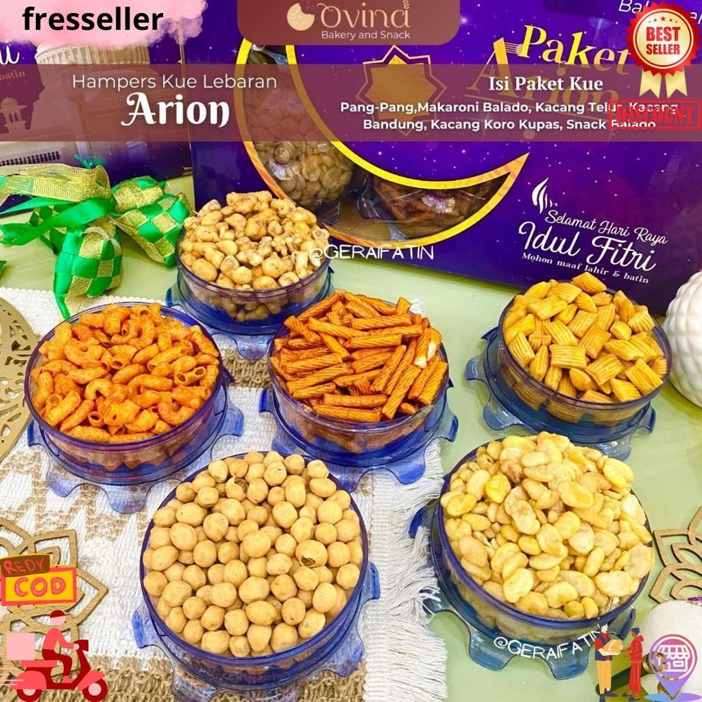 

Terbaru!! Ovina Paket Nut Nut Kue Lebaran Idul Fitri Paket Rezeky Crispy D Promo Puncak