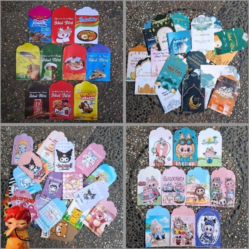 

100Pcs Amplop Lebaran Medium Kilat