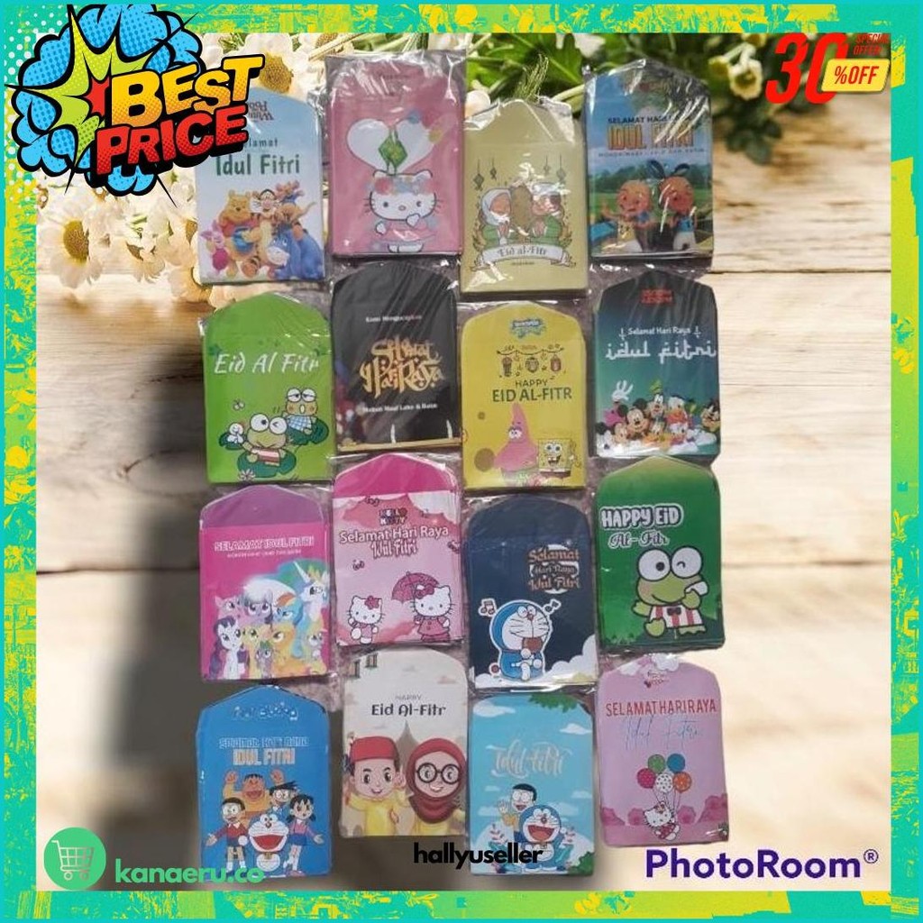 

20 Pack Isi 200 Amplop Lebaran Uk Madium Cod