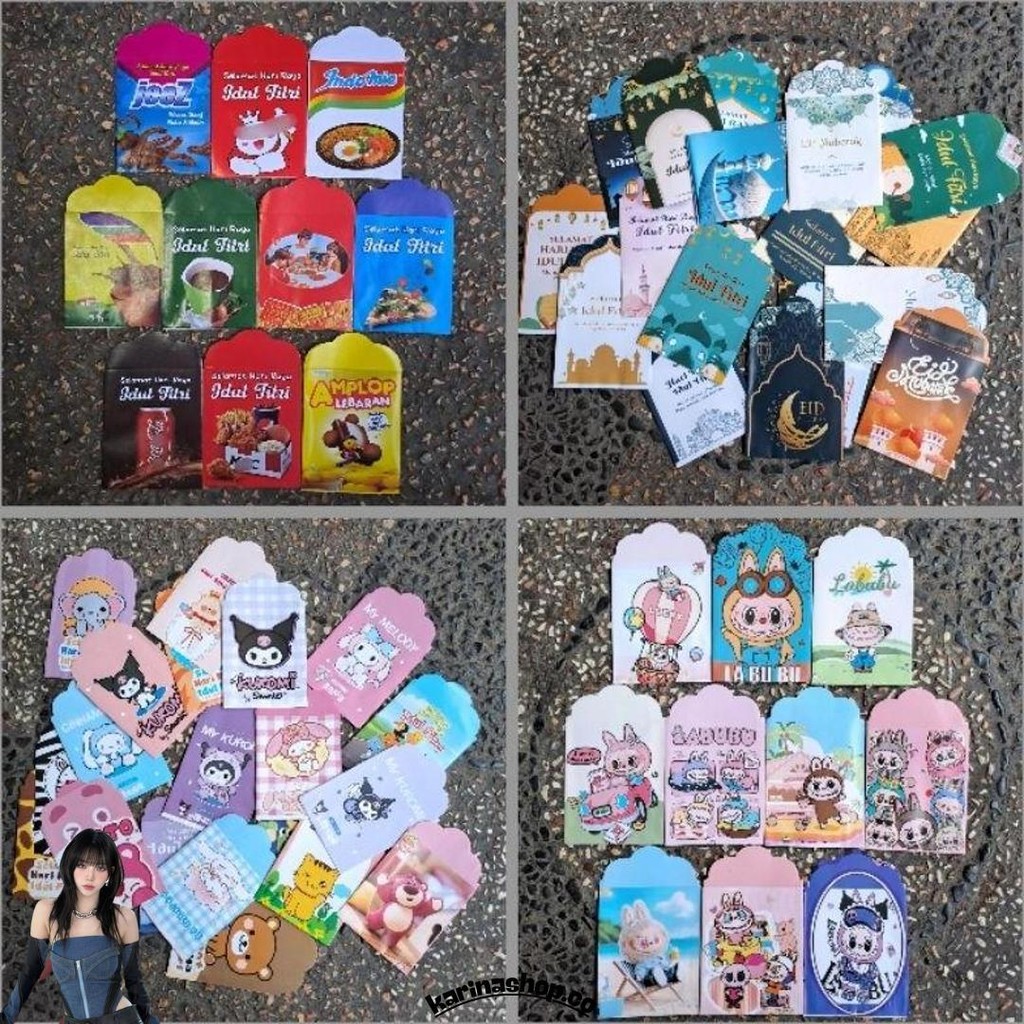 

100Pcs Amplop Lebaran Medium Murah
