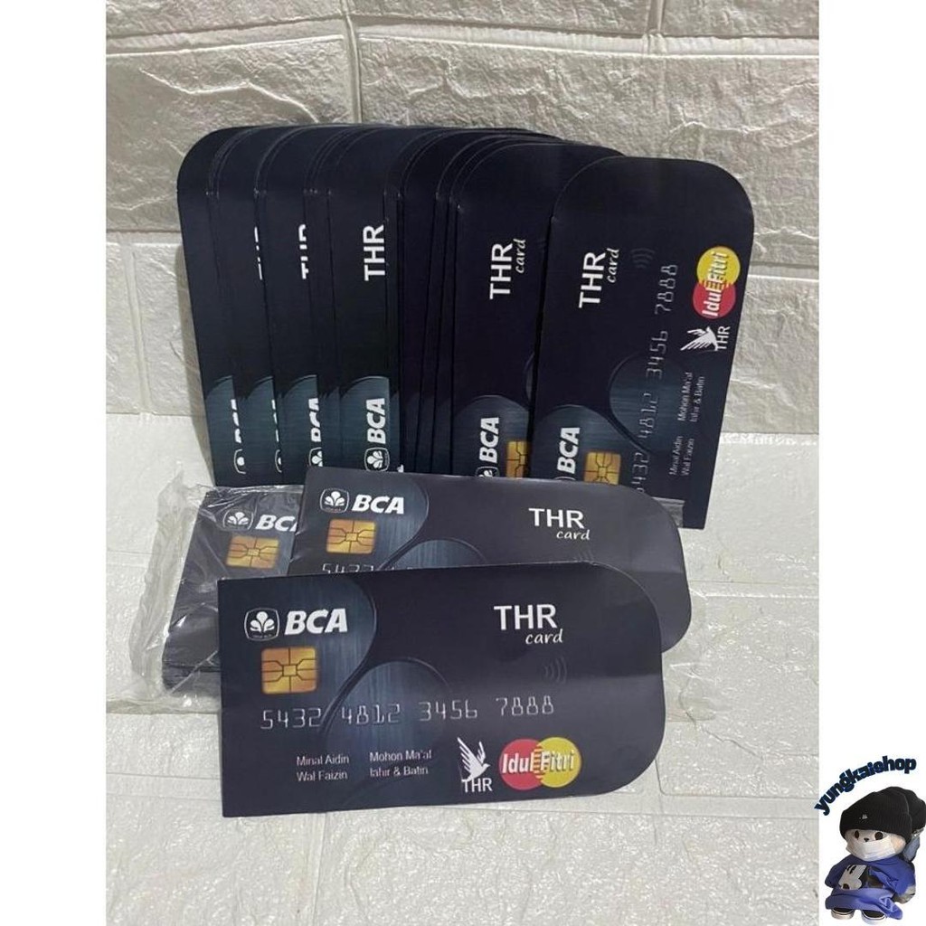 

Amplop Ampau Lebaran Atm Uk Medium Isi 100 50 10 Lembar - Bca Hitam, 10 Lembar Cod