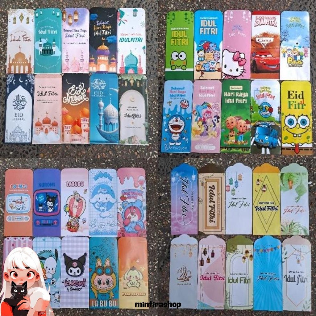 

100Pcs Amplop Lebaran Jumbo // Amplop Panjang Murah