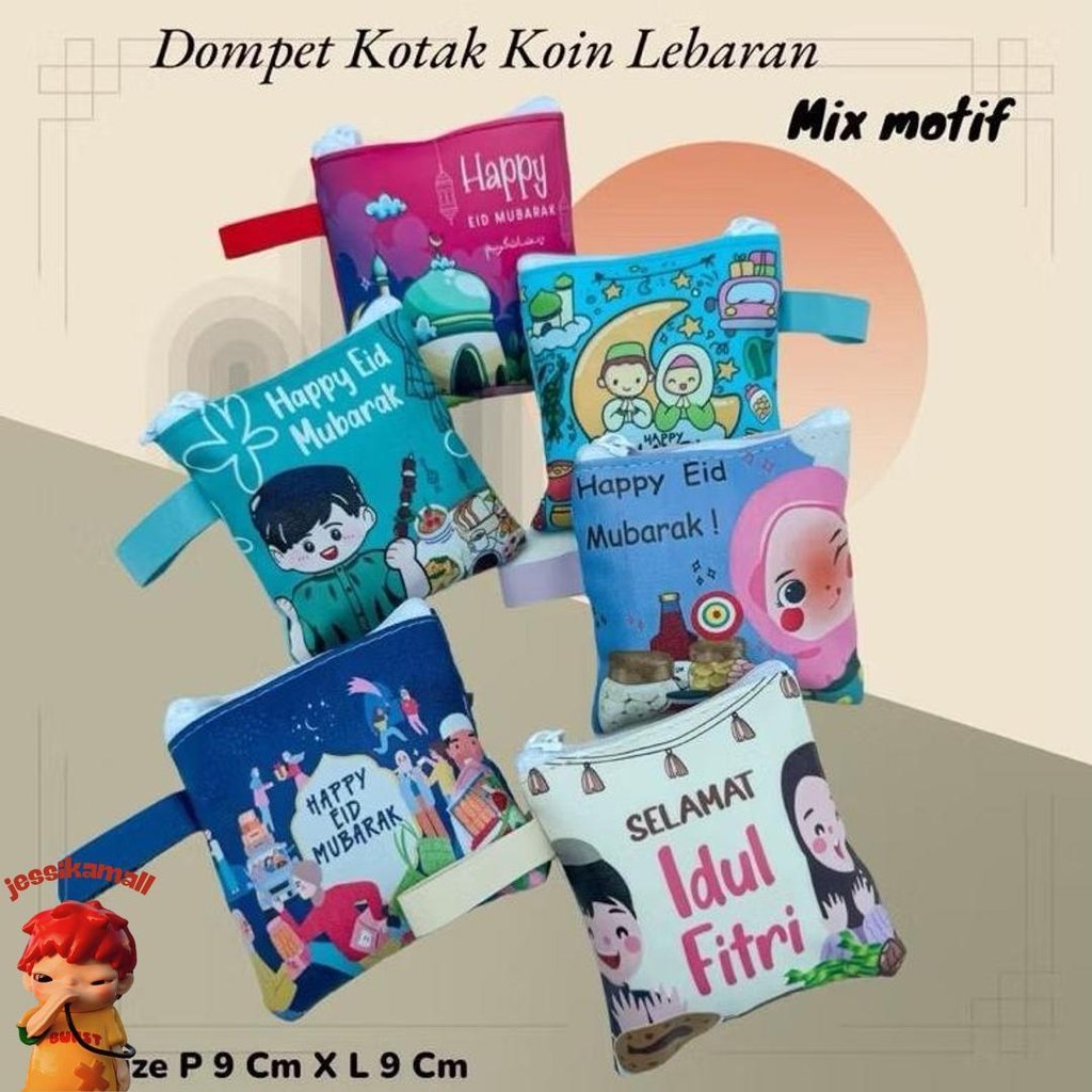 

( Dpt 12 Pcs ) Amplop Lebaran Angpao Lebaran Dompet Kotak Koin Lebaran Diskon