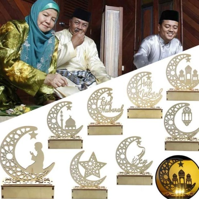 

New! [ADA STAND] Lampu Dekorasi Pajangan Kayu DIY Laser Cut Motif Cantik Ramadhan Idul Fitri Pajangan Muslim Lampu LED Dekorasi Lebaran Lampu Hiasan Ramadan Lebaran