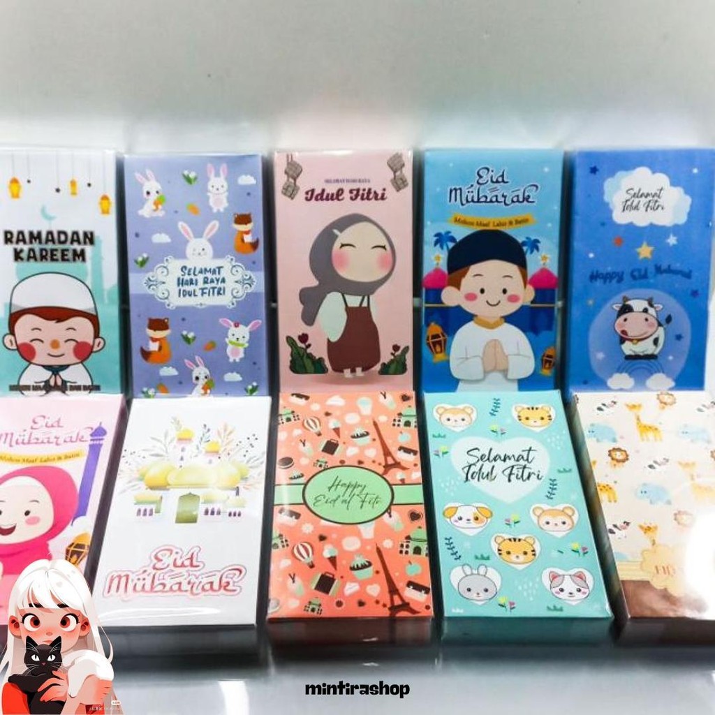 

Amplop Lebaran Idul Fitri Panjang Isi25/ 30/50Pcs Angpao Lebaran Idul Fitri Murah