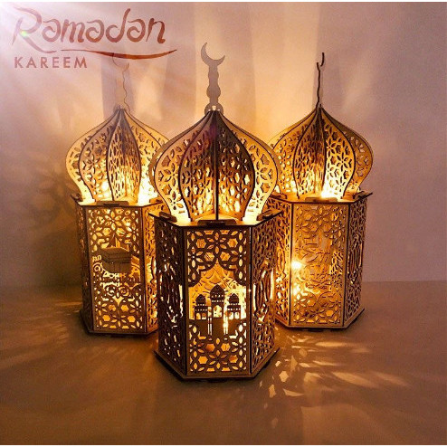 

New! Parsel Ramadhan Lampu LED Kayu Idul Fitri Dekorasi Ramadhan Lebaran