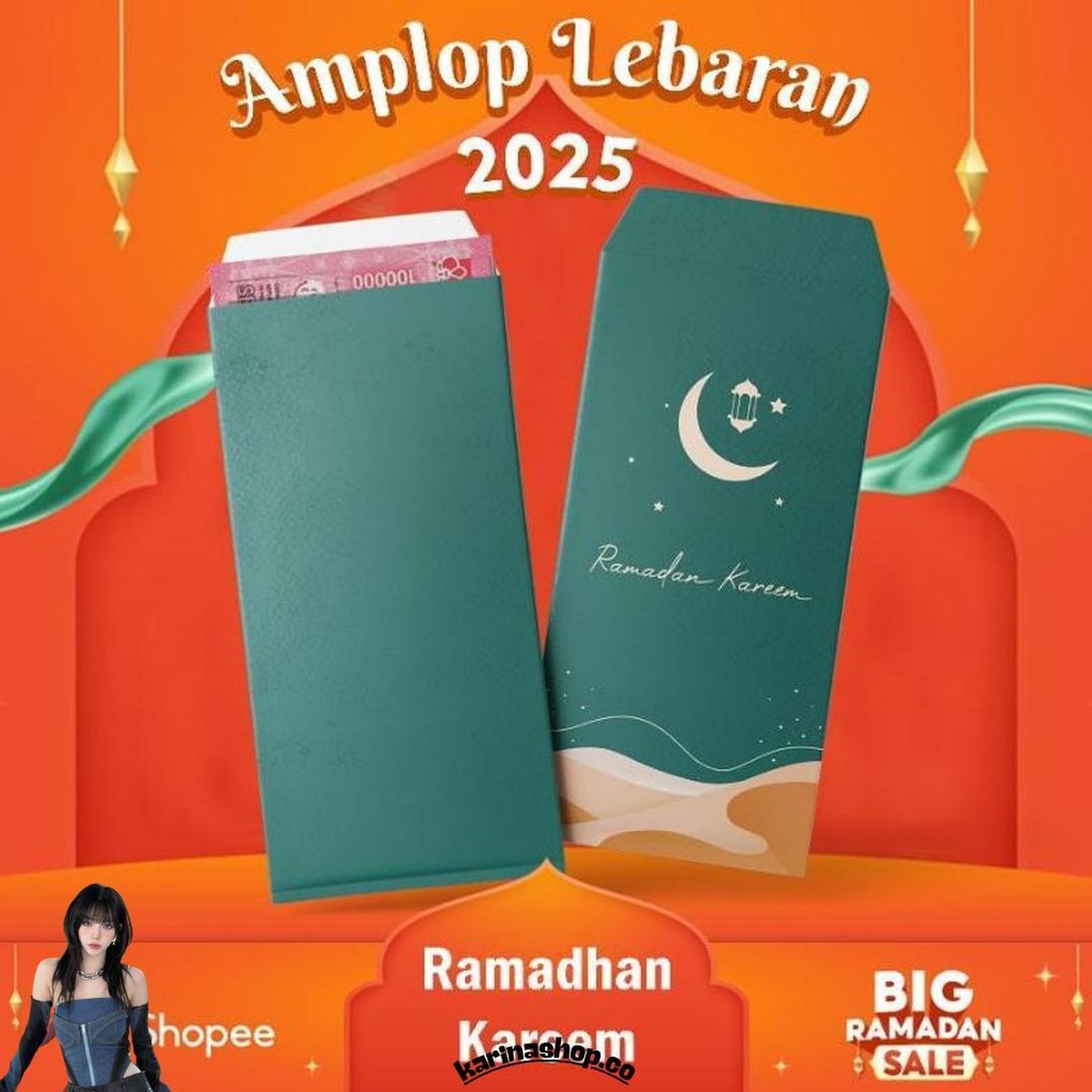 

Paket Hemat 50Pcs Amplop Lebaran Panjang (Harga Grosir) Amplop Thr Panjang/Angpao Idul Fitri Murah/Amplop Lebaran 2025 Kilat
