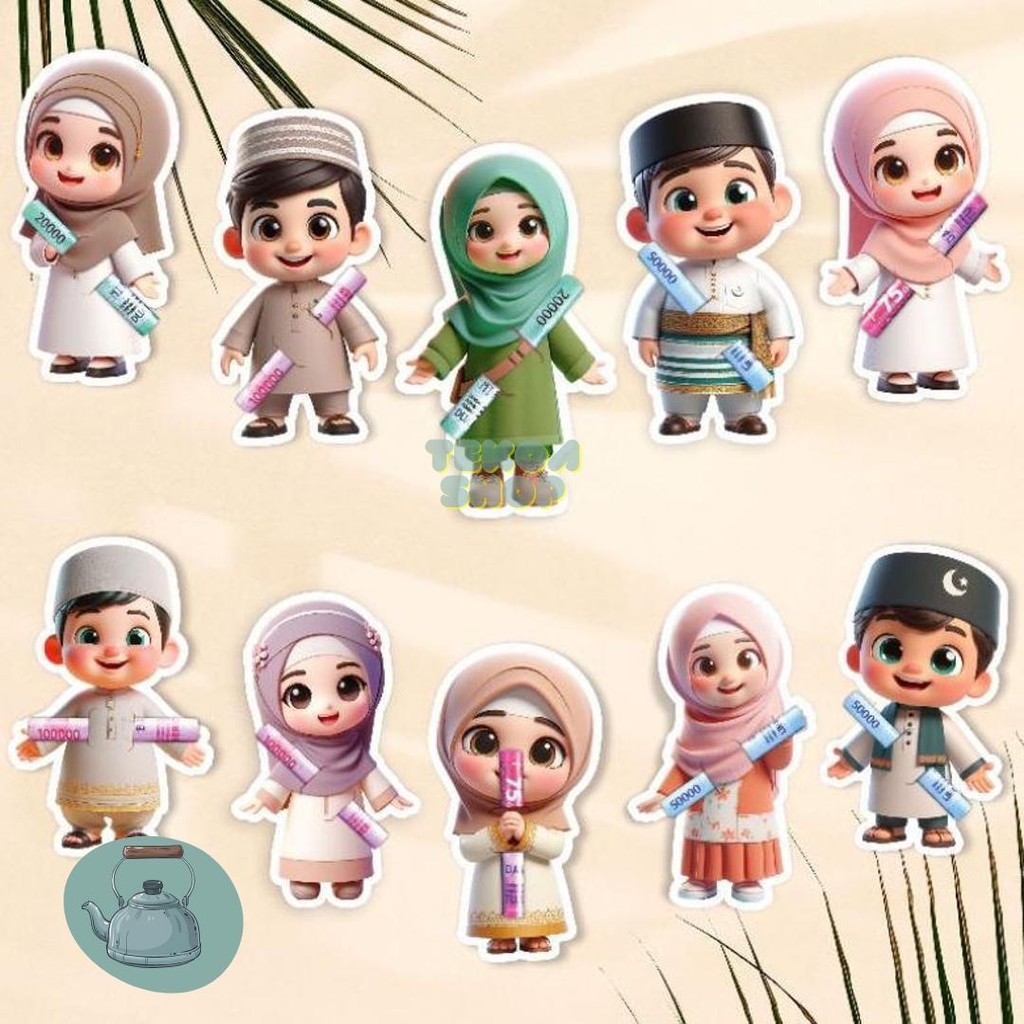 

Amplop Lebaran 2025 3D Gemoy Motif Lucu Promo