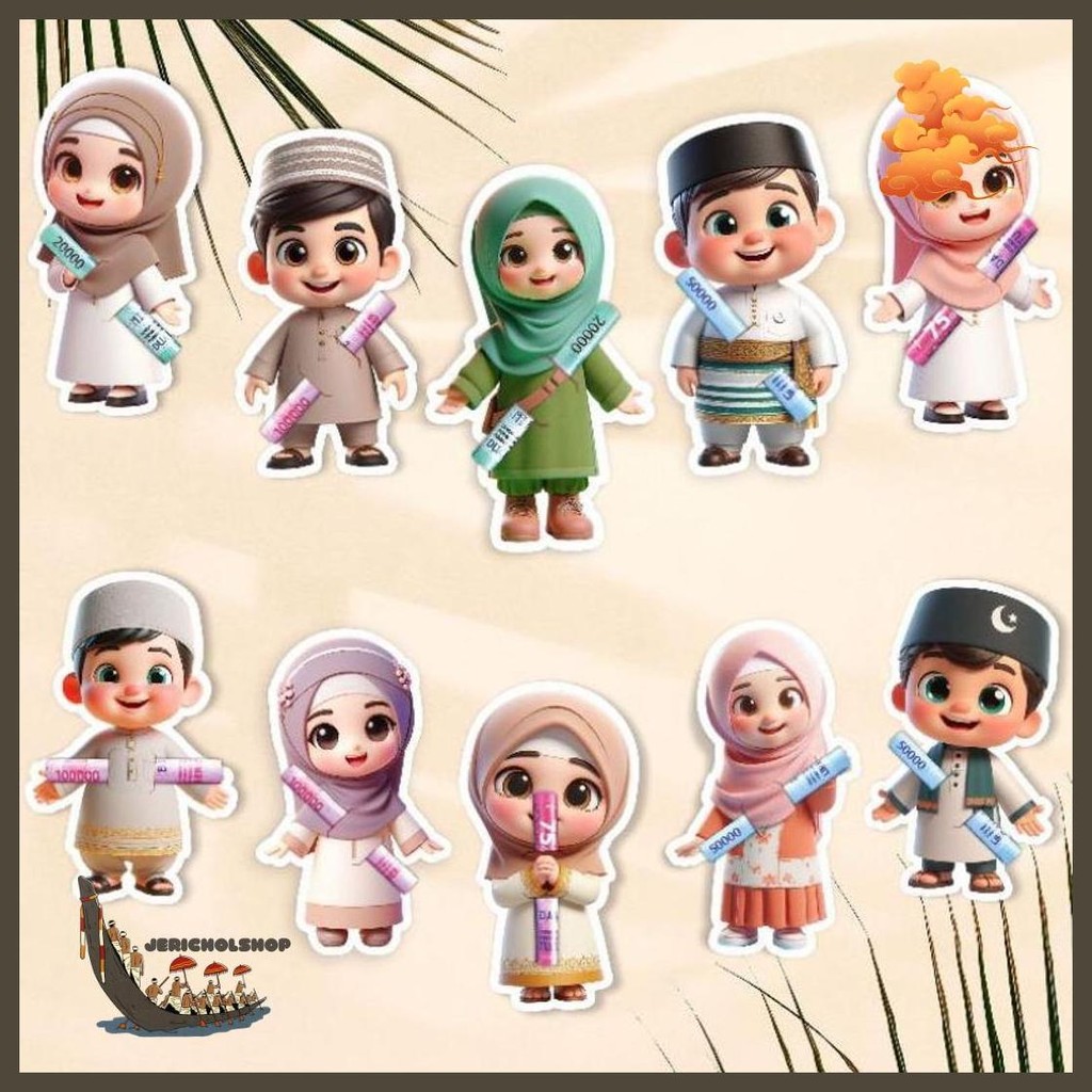 

Amplop Lebaran 2025 3D Gemoy Motif Lucu Murah