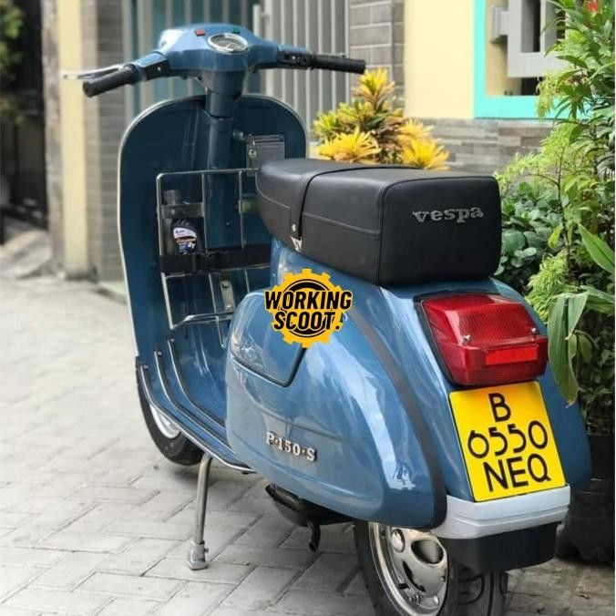 Plat Custom Vespa Lawas Vintage Jadul
