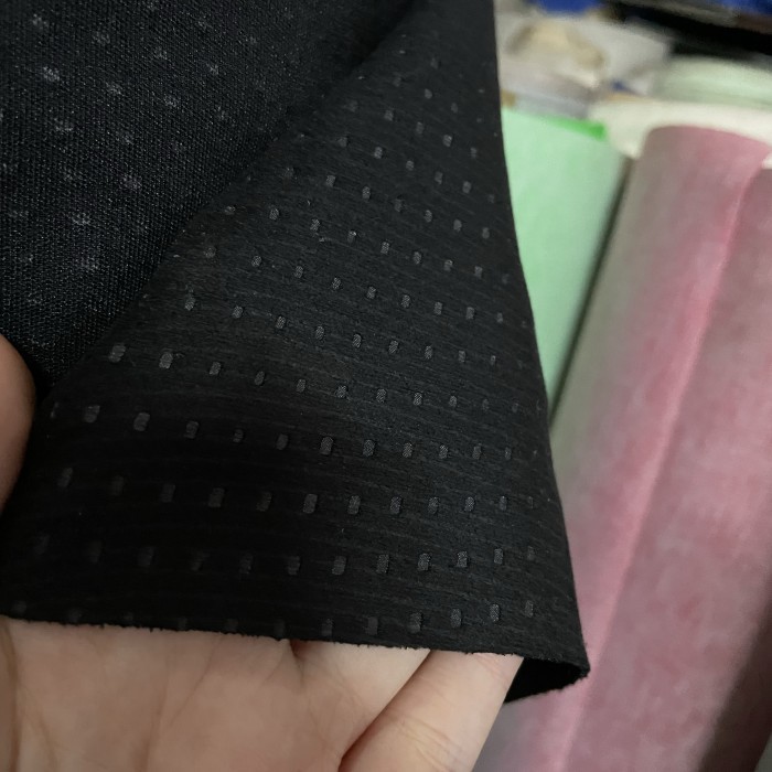 BISA TERMIN Kain jok ori mobil hitam meteran