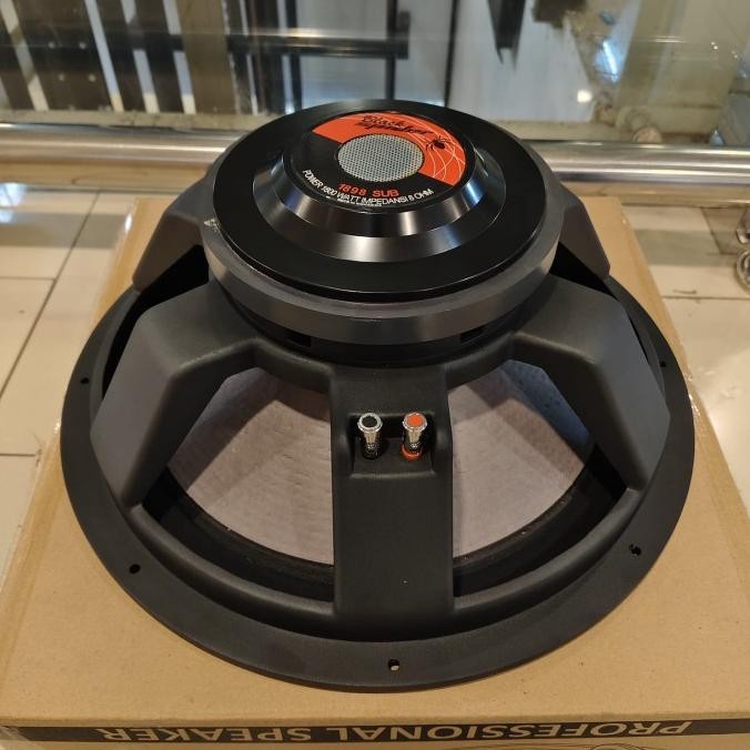 SPEAKER 18 INCH BLACKSPIDER 1800 WATT VOICE COIL 4 Terlaris