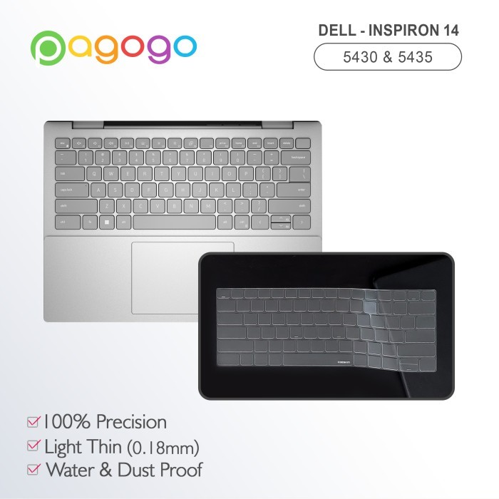 Skin Keyboard Protector Dell Inspiron 14 5430 5435 Bening Tpu Cooskin