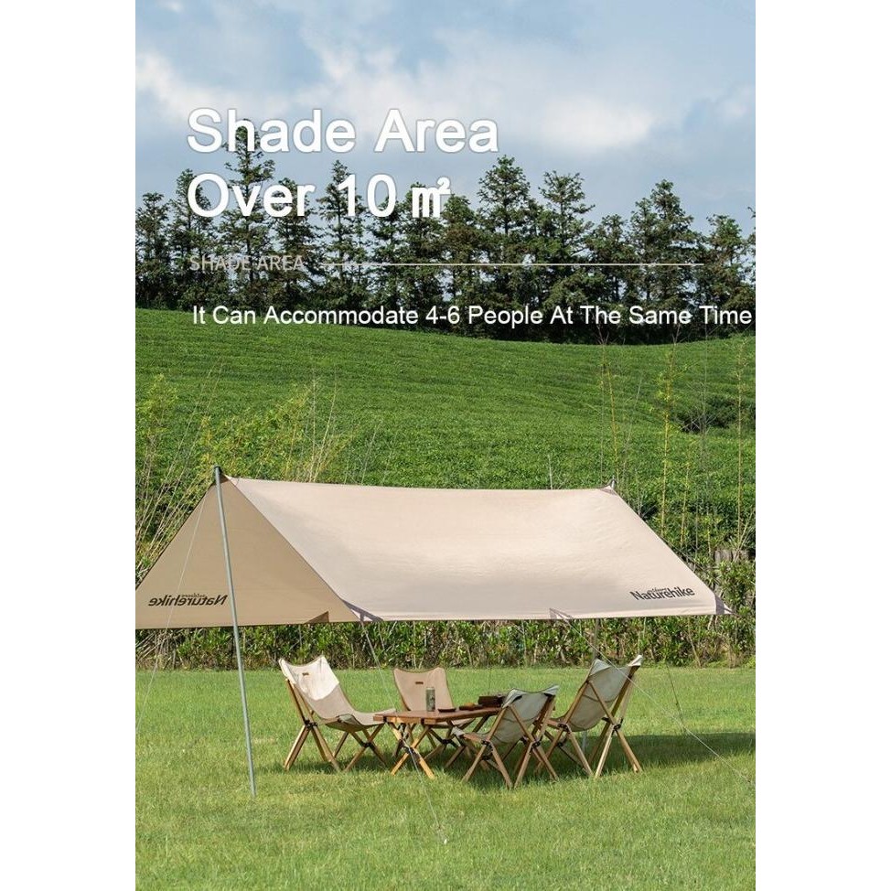 FLYSHEET GIRDER SHELTER NATUREHIKE NH20TM006 SHELTER TENDA CAMPING Terlaris
