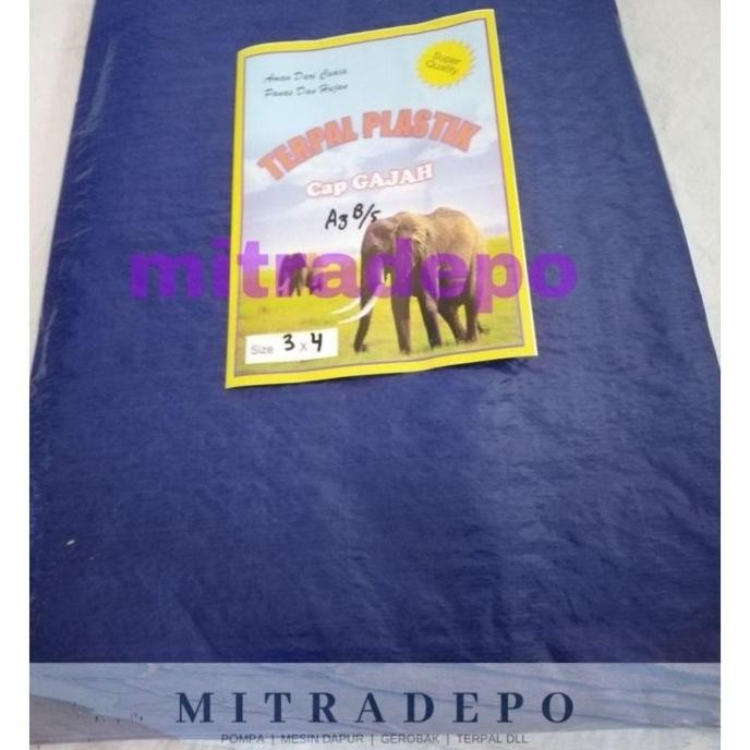 A12 Uk. 2X100m BIRU SILVER TERPAL ROLL /ROLLAN/PLASTIK/KOLAM/TENDA Terlaris