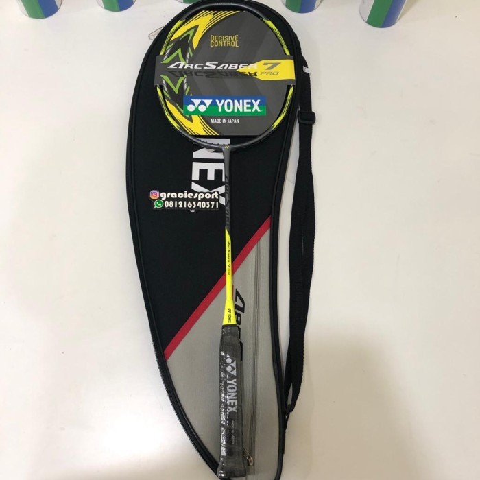 RAKET YONEX ARCSABER 7 PRO SENAR + PASANG