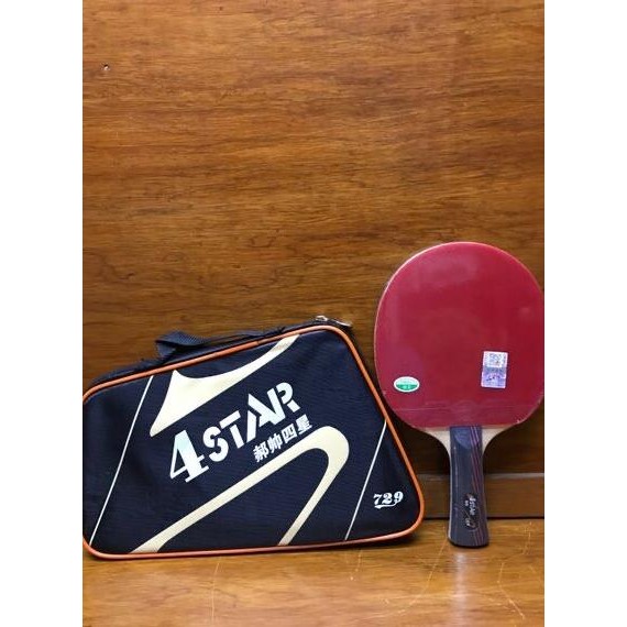 Bet Bat Tenis Meja Pingpong 729 4 Star Free Cover