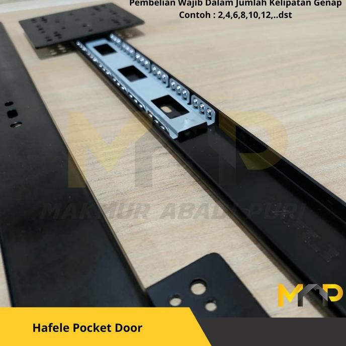 REL POCKET DOOR HAFELE 60CM BLACK ( 480.31.360 )