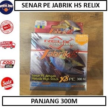 Senar PE Jabrik HS Relix Nusantara PE 1,5 - ALAT PANCING - AKSESORIS Terlaris