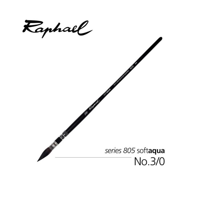 

RAPHAEL 805 SoftAqua No.3/0 Pointed MOP Brush