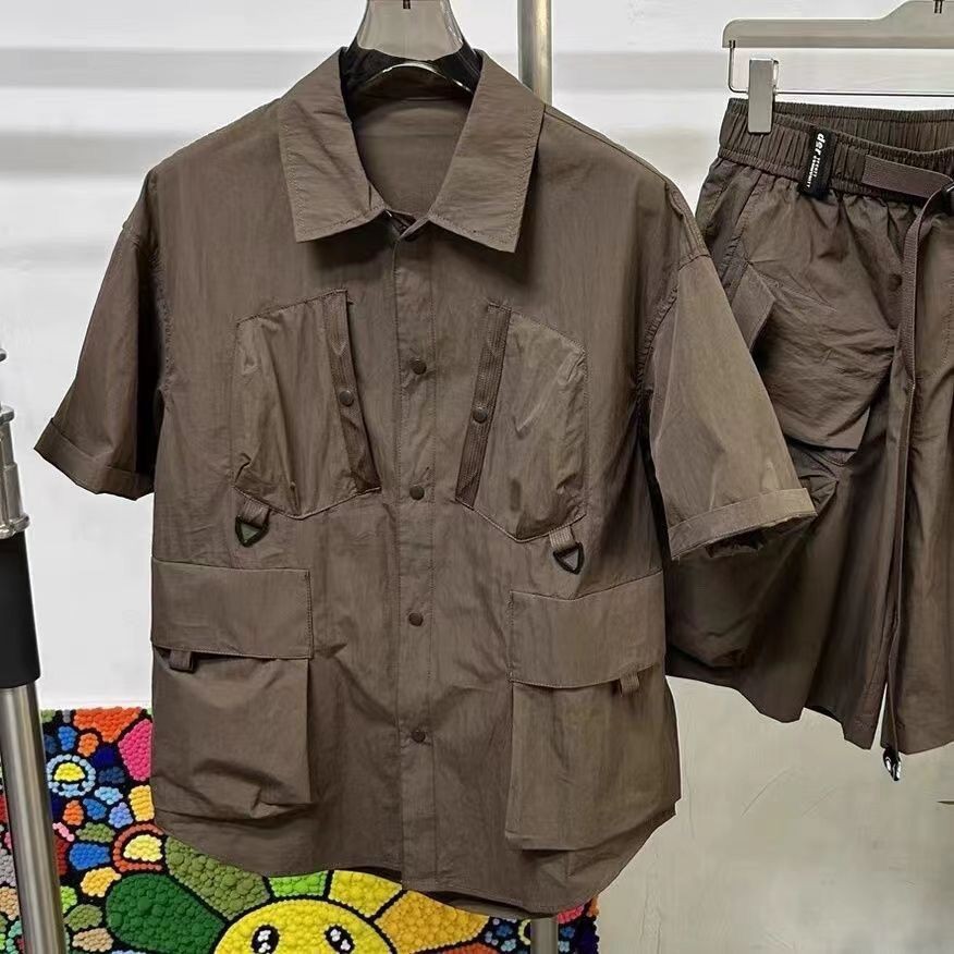 Summer Pria Trendy American Large Bag Suit Set/SPORTS STRENDING Two-Piece Set