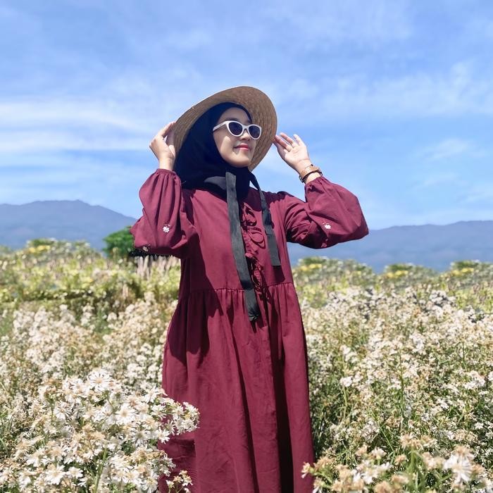 Melbizy Daissy Dress Dress Aestetik Gamis Premium Asli 100%