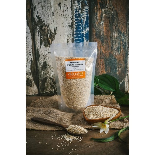 

QUINOA PEARL ORGANIC,( WHITE QUINOA ) 1KG KODE 206