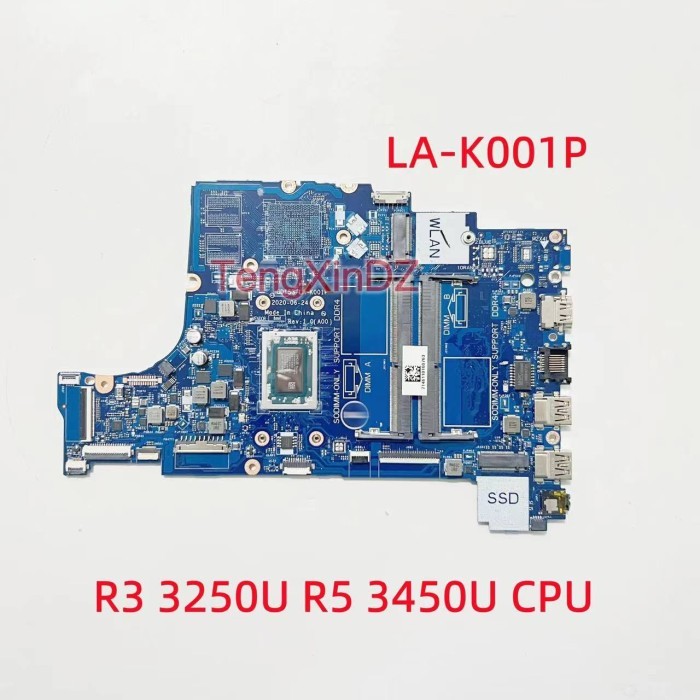 TERBARU Dell Inspiron 15 3505 Laptop Mainboard-LA-K001P Mesin Motherboard