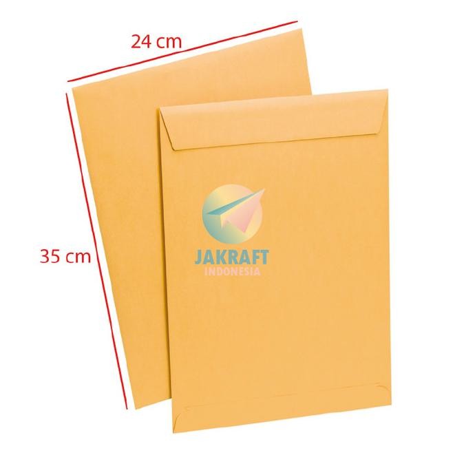 

Sale Amplop Cokelat F4 / Folio Coklat Polos Brown Envelope Dengan Lem Seal