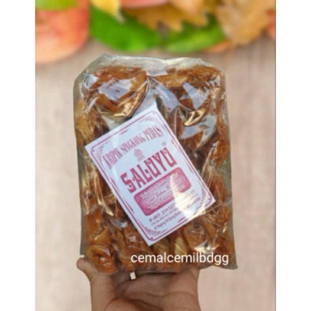 

Keripik Singkong Pedas SALUYU isi 25pcs / Pikset / Kripset / Jajanan SD