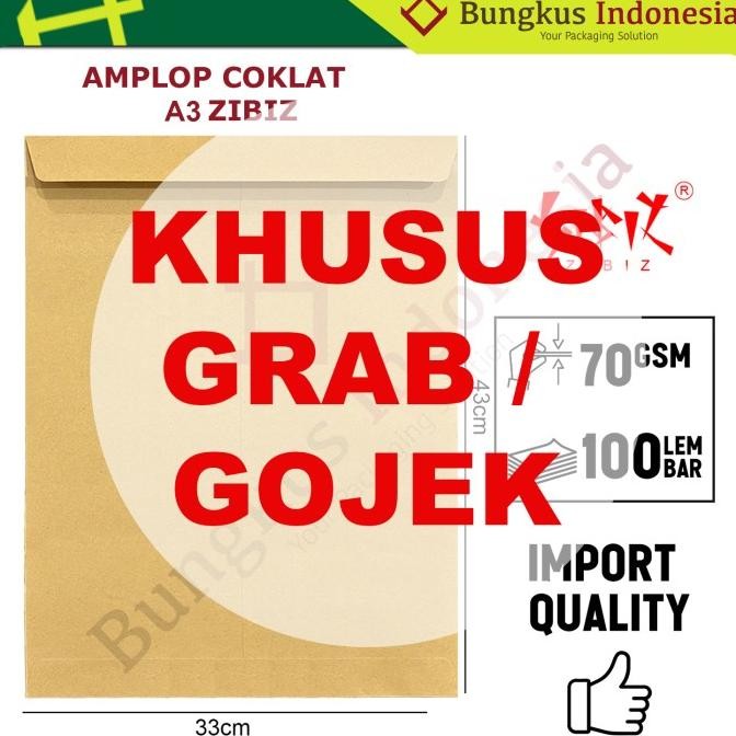 

Sale Amplop Coklat A-3 Isi 100Lbr