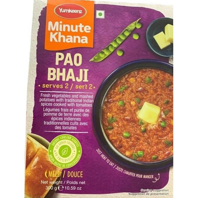 

Ready stock] PAO BHAJI MINUTE KHANA 300G YUMKEENZ BY HALDIRAM'S