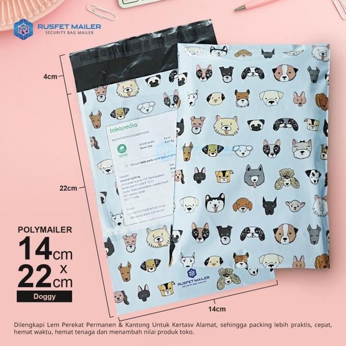 

Sale Amplop Plastik Polymailer Doggy Friends (Uk 25 Cm X 33Cm)