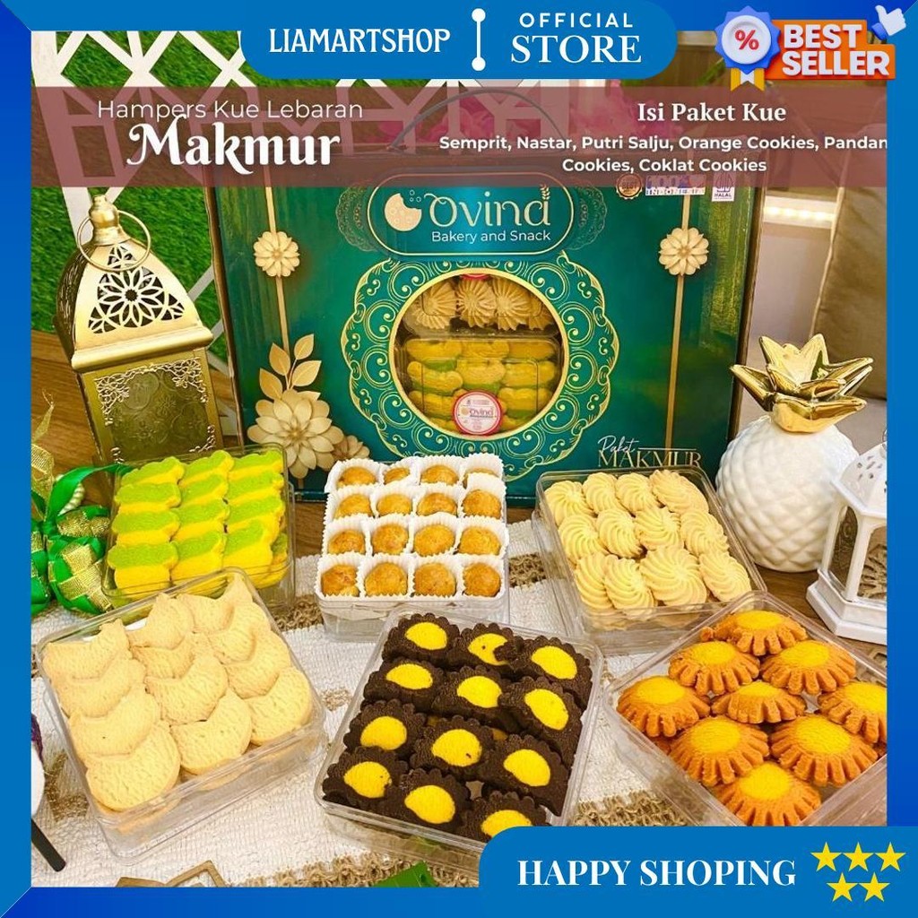 

Promo!! Paket Berkah Bellarosa / Hamperes Lebaran Berkah Bellarosa / Paket Kue Kering D Promo 10.10