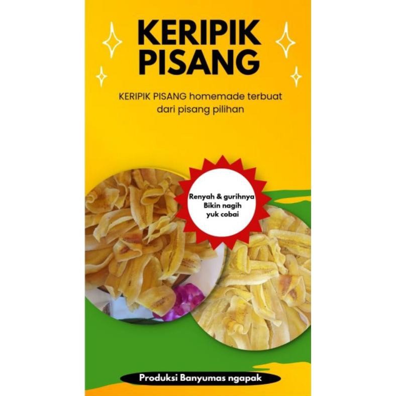 

Keripik Pisang Kepok Asin Renyah Gurih 250 GRAM FREE BUBBLE WRAP & DUS