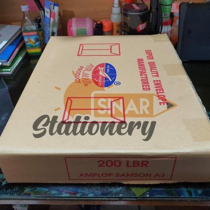 

Sale Amplop Coklat A3 Merk Airmail 1Pak Isi 200Pc