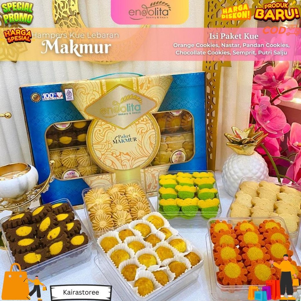 

Promo Ovina Paket Makmur Kue Lebaran Kue Kering Harga Promo / Parcel Lebaran D Sale