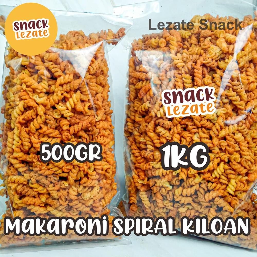 

Sedap Snack - Makroni Spiral Pedas Balado 1 KG Kiloan Murah Enak / Makaroni Spiral Makaroni Ulir / Macaroni Spiral Bantet Ngehe