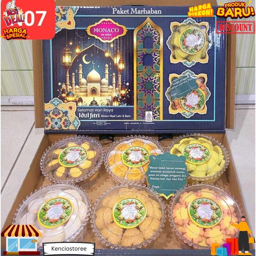 

Paket Hampers Lebaran Idul Fitri Kue Kering 2025 Nastar Putri Salju Sirup D Promo 10.10