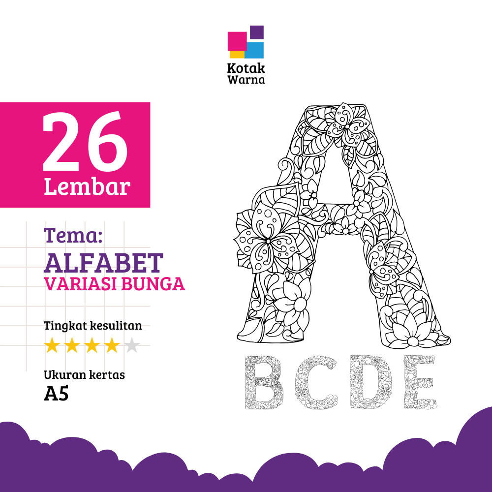

Kertas Mewarnai Tema Alfabet [Variasi Bunga] / Lembar Mewarnai Tema Alfabet [Variasi Bunga] / Gambar Mewarnai Tema Alfabet [Variasi Bunga] / Mainan Edukasi Mewarnai Tema Alfabet [Variasi Bunga] / Untuk Anak Usia Dini / Untuk Anak Usia 4 5 6 7 8 9 Tahun