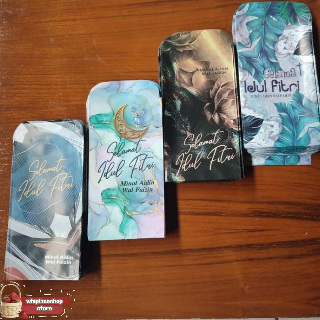 

[50Pcs] Amplop Angpao Lebaran 2025 Motif Abstrak Murah Murah