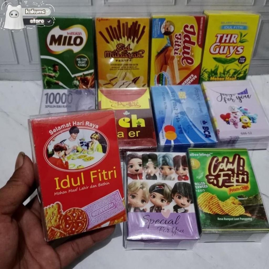 

50Pcs Amplop Lebaran Free Mika Murah