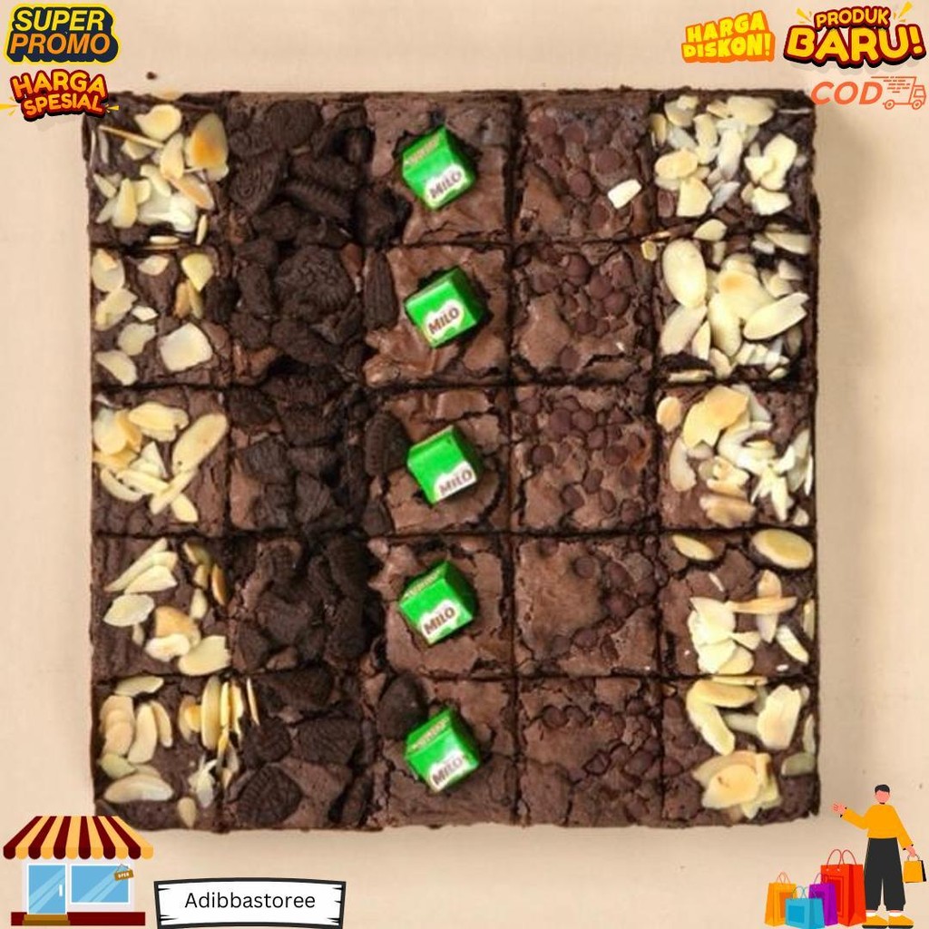 

Dynamite Mix Fudgy Brownies / Brownies Panggang Sekat 25Bites / Brownies / Fudge Brownies By Gustarbrownies D Terlaris