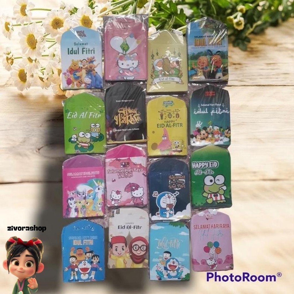 

20 Pack Isi 200 Amplop Lebaran Uk Madium Promo