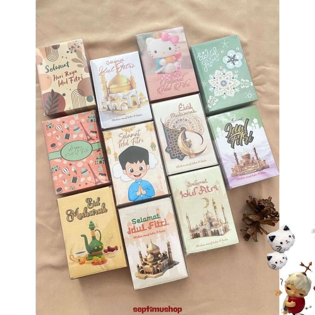 

Amplop Lebaran 50Pcs Motif Lucu Kemasan Mika Murah