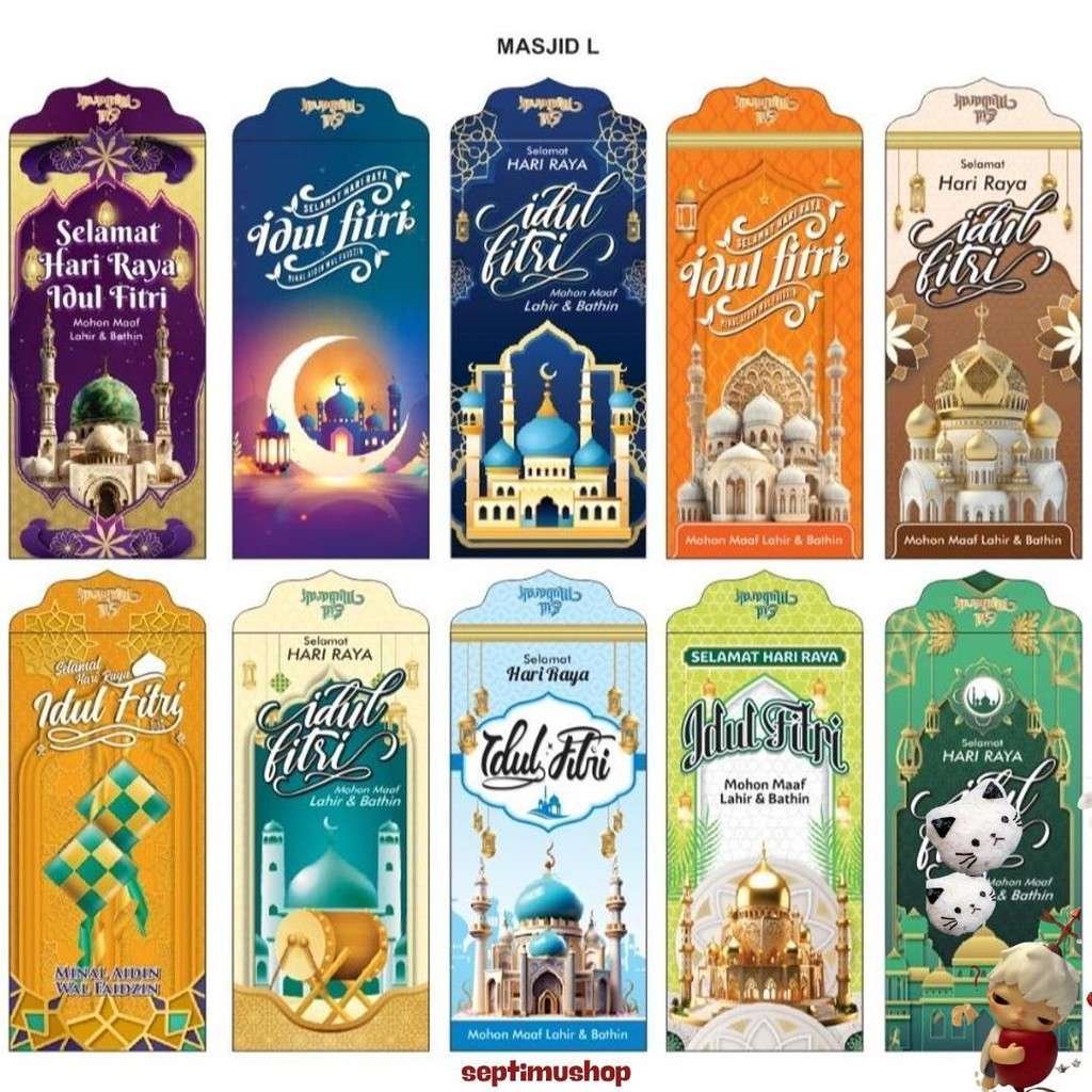 

Ampau Amplop Yk L Lebaran Masjid Df Uk Besar Isi 100 Lembar Uk 16X8Cm Cod